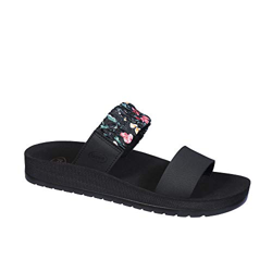Scholl Cynthia Sandali con Cinturino, Nero, 41 EU en oferta