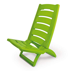 Sdraio bassa pieghevole in plastica colorata, per spiaggia, giardino, mare en oferta