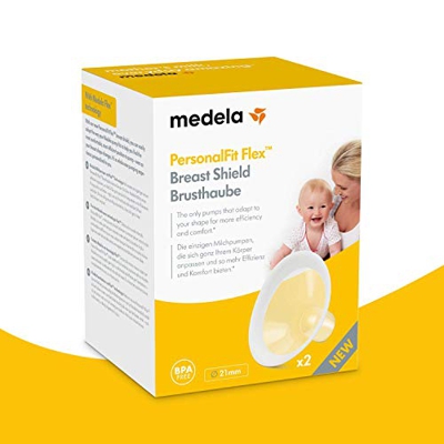Medela PersonalFit Flex - Imbuto per tiralatte, trasparente, S