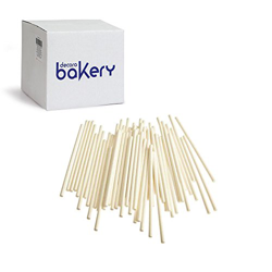STECCHE IN CARTA FORNO PER cake pops, biscotti e lecca lecca (100 BASTONCINI DA Ø 6 x 36 cm) características