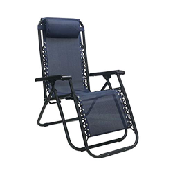 Totò Piccinni Sedia Gravity gravità Zero Sdraio da Giardino Poltrona Relax Pieghevole Salvaspazio Tubolari Acciaio 24mm Reclinabile Tessuto in Textile precio
