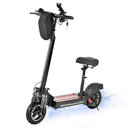 Rendcqin Monopattini Elettrici Pieghevole, Scooter Elettrico Adulto, Pneumatici da 10" Motore Brushless da 600W, 3 modalità di velocità Display a LED, precio