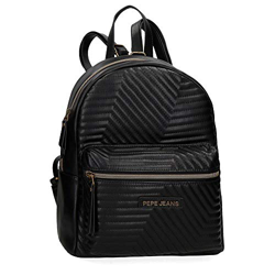 Pepe Jeans Amanda Zaino Casual Nero 25,5x31x11,5 cms Pelle sintetica precio