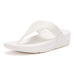Fitflop Lulu Shimmer, Sandali Bassi Donna, Pietra, 39 EU en oferta