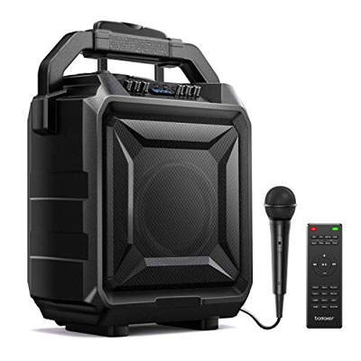 Bomaker Cassa Amplificata Portatile, Cassa Karaoke Bluetooth, 500W Sistema PA e 8" Woofer con Microfono e Telecomando, 6 Modalità EQ, Bluetooth/USB 2.