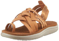 Teva Voya Strappy Leather, Sandali a Punta Aperta Donna, Marrone (Chipmunk CPM), 37 EU características