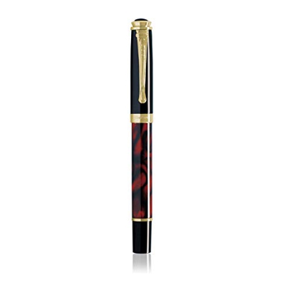 JINHAO 500 - Penna stilografica con pennino a F, per ufficio e ufficio, colore: Rosso scuro