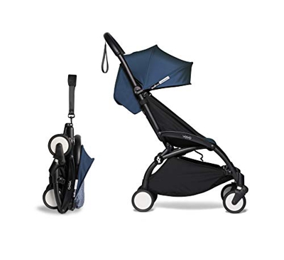 Babyzen YO² - Passeggino 6+ Navy AirFrance, telaio nero
