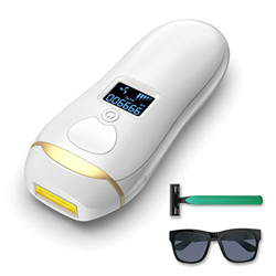 Epilatore a Luce Pulsata, BAIVON IPL Laser Epilazione Definitiva con 999.900 Flash per Donna e uomo, 2 Modalità 5 Livelli di Depilazione Indolore per  en oferta