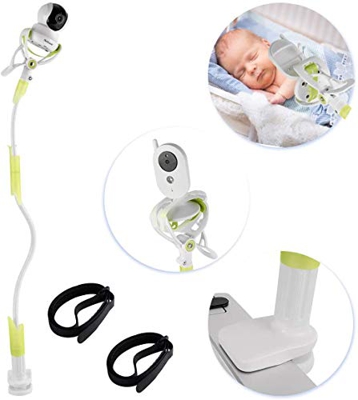 Sunix Supporto Universale per Baby Monitor, Supporto Universale Baby Monitor con Cinghie, Supporto per Monitor per Bambini e Supporto Flessibile per F