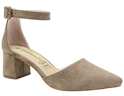 Greatonu - Strap alla Caviglia Donna Beige 36EU
