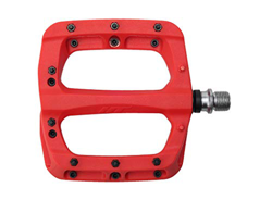 HT PA03A - Pedali Piatti in Nylon Rinforzato, Unisex, da Adulto, Colore: Rosso características