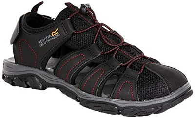 Regatta Westshore II, Sandal Uomo, Black/ClsRed, 47 EU