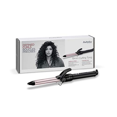 BaByliss C319E Pro 180 Small Ferro Arriccia Capelli, Satin Touch, 19 mm