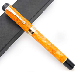 JINHAO Century Tofu 100 18KGP - Penna stilografica in resina dorata (giallo e pietra, pennino medio) precio