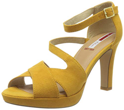 s.Oliver 5-5-28323-24, Sandali con Cinturino alla Caviglia Donna, Giallo Saffron 601, 39 EU en oferta