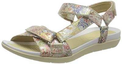 ARA Nepal, Sandali con Cinturino alla Caviglia Donna, Multicolore (Multi 79), 36 EU