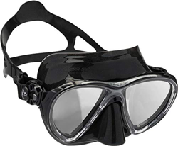 Cressi Big Eyes Evolution, Maschera Subacquea di Alta qualità Unisex – Adulto, Nero/Lenti HD, Taglia Unica en oferta