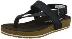 Timberland Malibu Waves Thong, Sandali Donna, Nero Black Nubuck, 41 EU en oferta