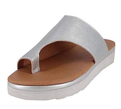 Sandali con Plateau da Donna Estate Zeppa Punta Aperta Correzione Alluce Valgo Sandali da Viaggio per Spiaggia Comode Sandali con Zeppa di Moda