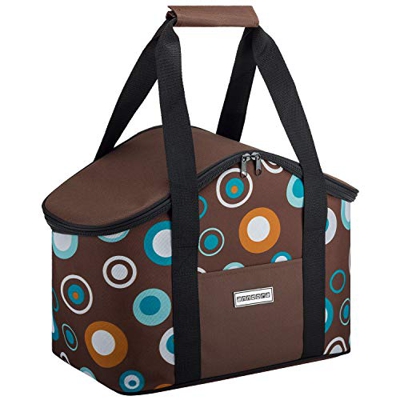 Anndora - Borsa termica da 20 litri, colore: Marrone azzurro