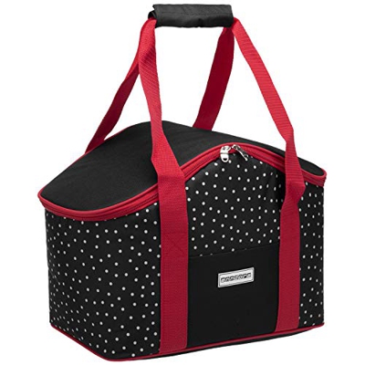 anndora, borsa termica da 20 litri, a pois bianchi