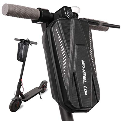 Carinacoco Borsa per il manubrio dello scooter elettrico per scooter elettrico borsa impermeabile tasca anteriore tubo borsa per scooter elettrico con
