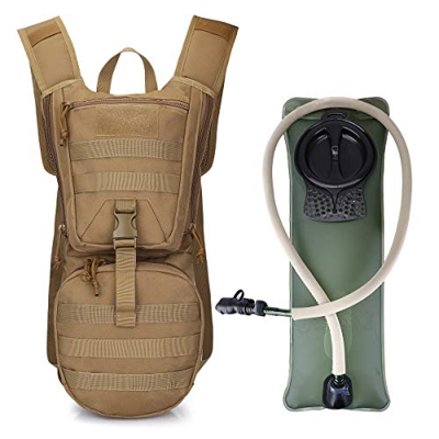 G4Free Zaini Militari per Idratazione con Camera d'Aria da 3L Aggiornata per Escursioni a Piedi e in Bicicletta