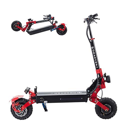Scooter elettrici pieghevoli, scooter elettrico per adulti da 11 pollici 48v 2400W batteria sostituibile con motore a ruota, angolo di salita di 45 gr