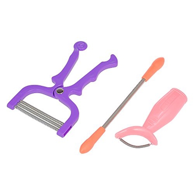 Anself 3Pcs Hair Remover Spring Facial Hair Removal per le donne Spring Epilator viso rimuove i capelli sul labbro superiore Chin