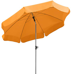 Schneider - Locarno, Ombrellone rotondo, colore: Arancione (Mandarine), Ø ca. 200 cm precio