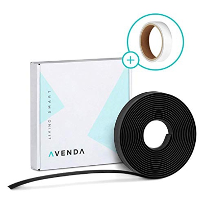 Avenda Strisce di delimitazione per robot aspirapolvere – Nastro magnetico per aspirapolvere – XXL 5 m – Striscia magnetica – Forma trapezoidale – Con
