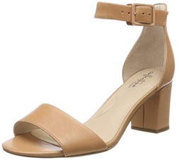 Clarks Deva Mae, Scarpe con Cinturino Donna, Beige Sandstone Lea Sandstone Lea, 39 EU características