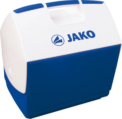 JAKO - Frigo Portatile di plastica, capacità 8 L, Colore: Blu e Bianco