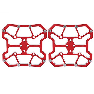 Aigend Clipless Piattaforma Adattatori per Bicicletta Pedale, 90 x 90 x 1 mm, 1 Paio di Adattatori per Pedale Universale Anti-ruggine, per Mountain Bi