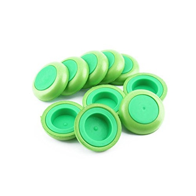 PIXNOR Refill disco dischi verde proiettile della pistola Blaster freccette giocattolo per Nerf - 10 pezzi