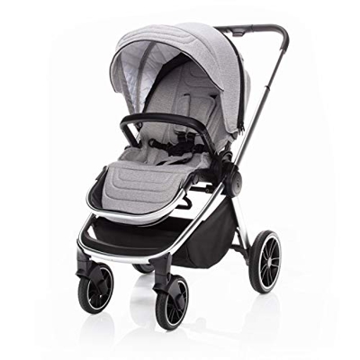 PASSEGGINO PER BAMBINI ZOPA MOVE PARAPIOGGIA E PARAVENTO Silver Grey/Silver 9235