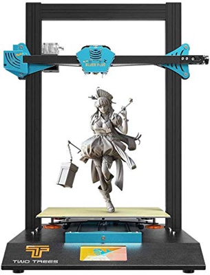 Stampante 3D CYufei TWO TREES BLUE PLUS 95% preassemblato 300 * 300 * 400 mm Stampa silenziosa con touch screen da 4,3 pollici