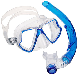 Mares 411769, Set Maschera e Snorkel Unisex-Adulto, Riflesso Blu Chiaro, Taglia Unica precio