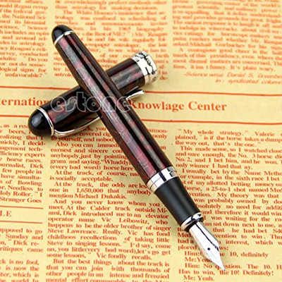 zrshygs Dip Pen Nibs per Calligrafia JINHAO x750 Lava Red Medium Stilografica Penne Nice Gift
