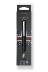 Parker - Penna stilografica in acciaio Inox Jotter C.C, colore: nero en oferta