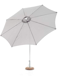 My_garden Ombrellone Palm Beach, Bianco, Diam. 3 m, Ottagonale en oferta