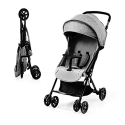 Kinderkraft Passeggino Ultraleggero LITE UP, Compatto, Facilmente Pieghevole, Accessori, Per bambini fino ai 15 kg, Grigio precio