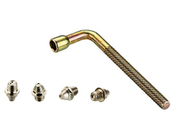 Giant 43 Puntine Ricambio vitine Viti Pin Pedali Flat ricambi MTB cromate Argento Replacement Pin And Tool precio