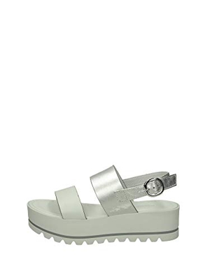 Sandalo da Donna NeroGiardini in Pelle Bianco E012581D. Scarpa dal Design Raffinato. Collezione Primavera Estate 2020. EU 37
