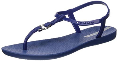 Ipanema Charm VII Sand Fem, Sandali con Chiusura a T Donna, Multicolore (Dark Blue/Blue 8983.0), 37 EU