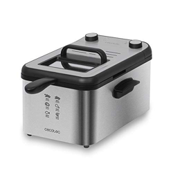 Friggitrice elettrica Cecotec CleanFry Infinity - 1,5 L- 4 L capacità, filtro- OilCleaner, temperatura fino a 190ºC, pentola adatta per lavastoviglie. en oferta