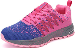 SOLLOMENSI Scarpe da Ginnastica Uomo Donna Scarpe per Correre Running Corsa Sportive Sneakers Trail Trekking Fitness Casual 41 EU H Rosa en oferta
