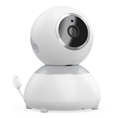 homeasy Telecamera Aggiuntiva per Baby Monitor 720P HD Funzione VOX Telecamera di Sorveglianza Digitale con Visione Notturna Fino a 320 m