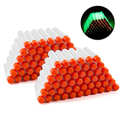 MOOKLIN 100pcs Dardi Proiettili, 7.2cm Dart Nachfüll-Pack Schiuma Freccette Ricariche Dardi Proiettili per Nerf N-Strike Pistola Serie Elite Blasters  en oferta